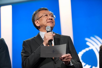 安利公益基金會(huì)常務(wù)副主席，安利（中國(guó)）總裁黃德蔭在克林頓全球倡議年會(huì)演講