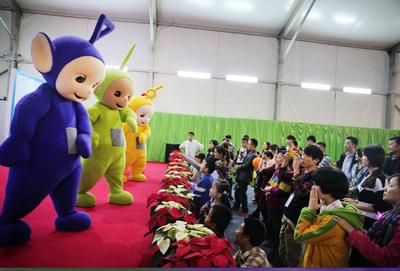 天線寶寶華麗登場(chǎng)，大小朋友歡聲雷動(dòng)！天線寶寶永遠(yuǎn)是童年的最愛(ài)！